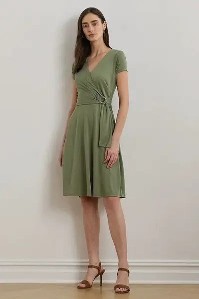 Šaty Lauren Ralph Lauren černá barva, mini, 250868161