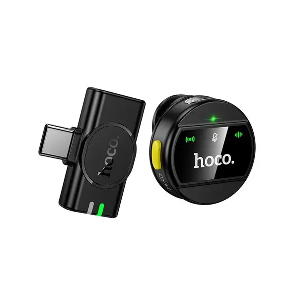 Hoco L21 Bezdrátový mikrofon USB-C, černý