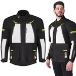 Moto bunda W-TEC Warao černá-fluo L
