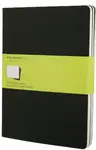 Sešity MOLESKINE 3 ks čisté černé XL