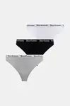 Juicy Couture kalhotky dámské bavlněné s elastanem DIDDY BRIEF PK 3-pack