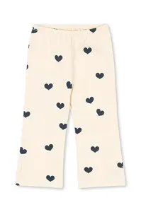 Konges Sløjd  Dětské bavlněné kalhoty  DREY SLIT PANTS GOTS