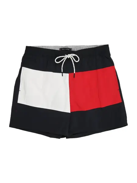Tommy Hilfiger Underwear Plavecké šortky  námornícka modrá / červená / biela