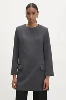 Šaty Answear.LAB šedá barva, mini