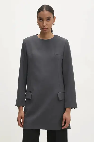 Šaty Answear.LAB šedá barva, mini