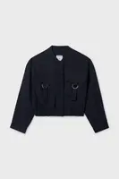 Dětská bunda s příměsí lnu Mayoral