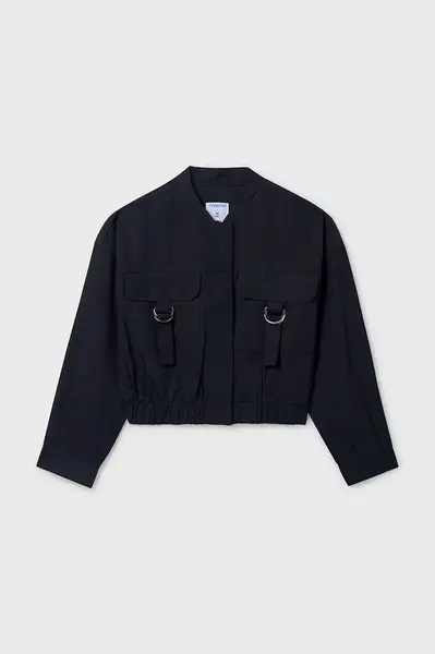 Dětská bunda s příměsí lnu Mayoral