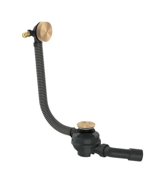 Axor Flexaplus - Vaňová odtoková a prepadová súprava, dĺžka 85 cm, kefovaný bronz 42541140