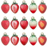 50Pcs 5 Styles Printed Alloy Pendants