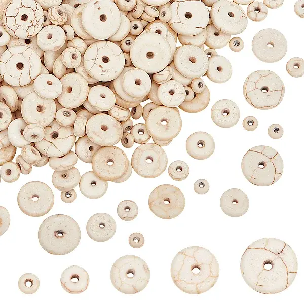 480Pcs 5 sizes Synthetic Turquoise Beads Strands