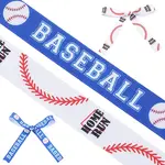 2 Rolls 2 Styles Polyester Sport Ball Printed Grosgrain Ribbon for Sewing Decoration