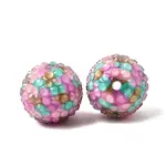 Opaque Acrylic & Resin Rhinestone Beads