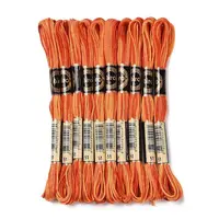 10 Skeins 6-Ply Polyester Embroidery Floss