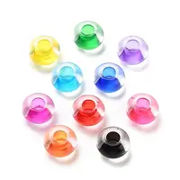 Transparent Acrylic European Beads