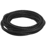 5M Round Braided Cowhide Letter Cord