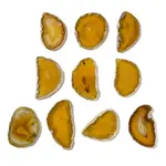 Natural Druzy Agate Slice Cabochons