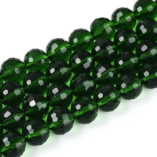 Transparent Glass Bead Strands