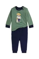 Kojenecká tepláková souprava Polo Ralph Lauren tmavomodrá barva, 320952883001