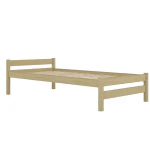 Posteľ Aleks 80x200 prírodná, nelakovaná