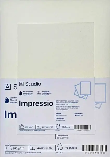 Grafický papír Impressio 250g A3, 10 listů