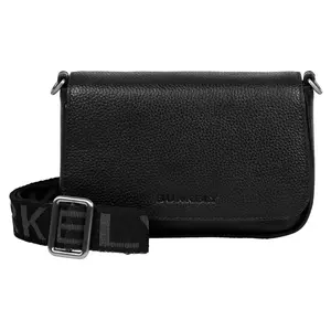 Dámská crossbody kožená kabelka Burkely Ava - černá