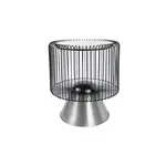 ODKLÁDACÍ STOLEK, bílá, černá, barvy stříbra