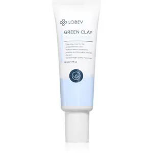 Lobey Green Clay čistiaca maska pre mastnú a problematickú pleť 50 ml
