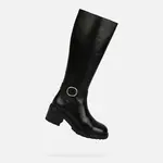 Černé dámské kozačky Geox Damiana