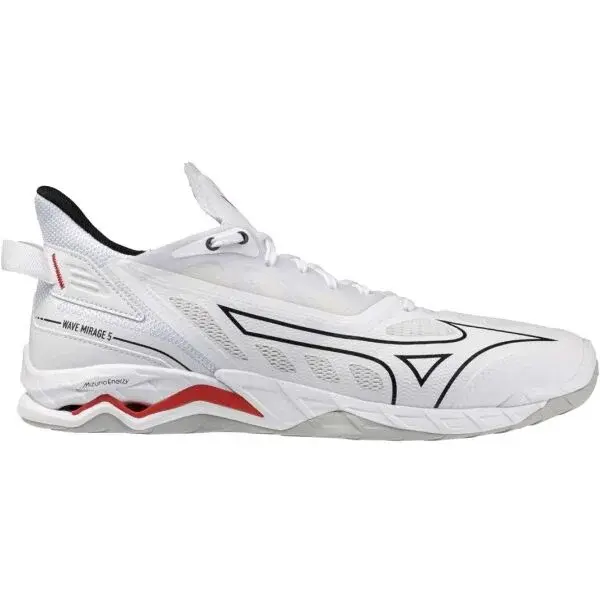Mizuno WAVE MIRAGE 5 Pánská sálová obuv, bílá, velikost 45