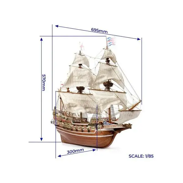 OCCRE HMS Revenge 1:85 kit