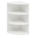 MID.YOU ROHOVÝ REGÁL, bílá, 30/60/30 cm