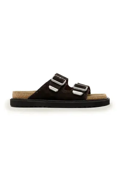 Semišové pantofle AllSaints Randal Sandal