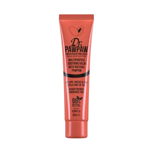 Dr. PAWPAW Peach Pink víceúčelový tónovaný balzám 25 ml