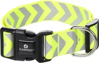 Flamingo Fergu obojok pre psa - neónovo žltý XS   20-35 cm x 10 mm x 2 mm