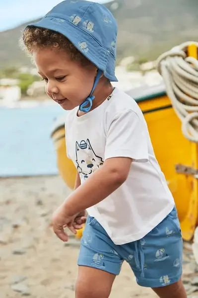 Dětská bavlněná souprava Mayoral modrá barva, 1655