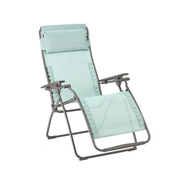 Lafuma Mobilier ZAHRADNÍ RELAXAČNÍ ŽIDLE, kov, textil