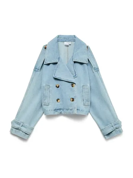 VERO MODA Prechodná bunda 'VMLelou'  modrá denim