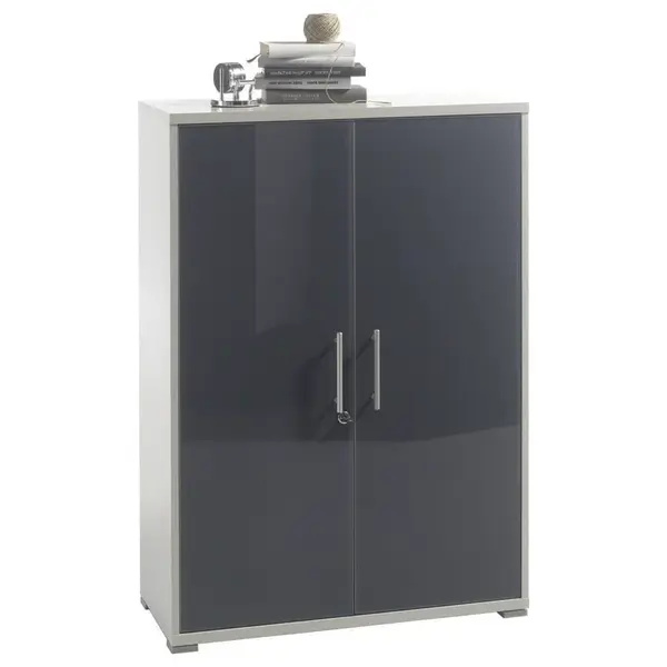 Livetastic SKŘÍŇ NA ŠANONY, barvy grafitu, světle šedá,