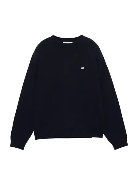 Pull&Bear Sveter 'PACIFIC'  námornícka modrá / biela