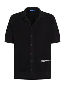 KARL LAGERFELD JEANS Košeľa  čierna / biela