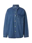 EDITED Blúzka 'Anisha'  modrá denim