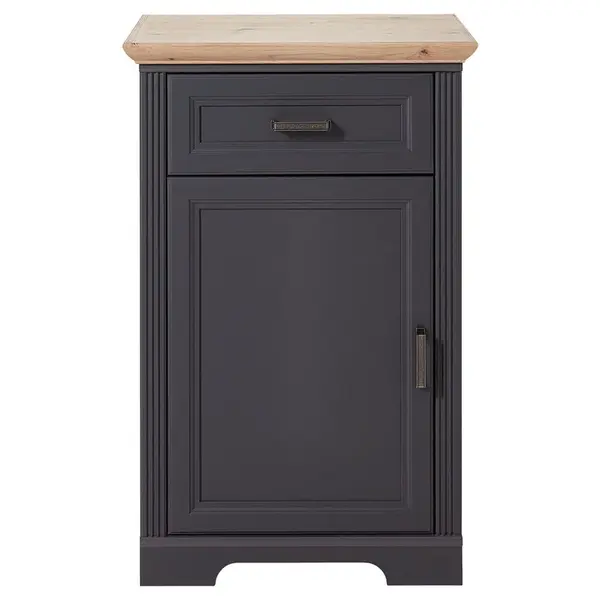 Landscape BOTNÍK, barvy grafitu, barvy dubu, 65/102/41 cm