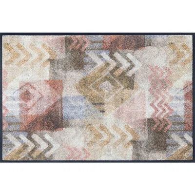 wash+dry DVEŘNÍ ROHOŽKA, 50/75 cm, béžová, světle hnědá