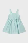 Dětské šaty se lnem Mayoral