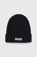 Čepice z vlněné směsi Boss Green BOSS GREEN Asic_Beanie-X