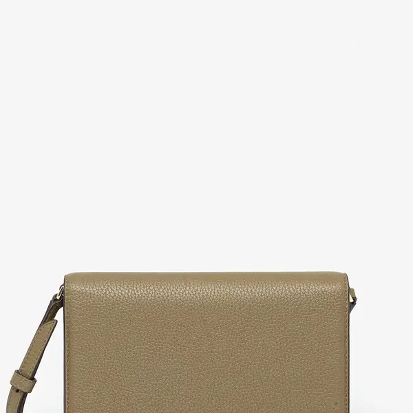 Kožená kabelka MICHAEL Michael Kors oranžová barva
