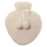 Termofor Aroma Home Cream Faux Fur Heart 1 L více barev