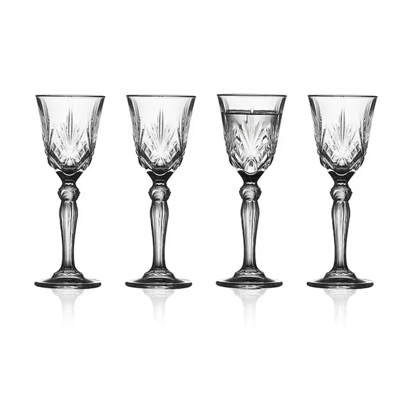 Sada sklenic na víno Lyngby Melodia 50 ml 4-pack více barev