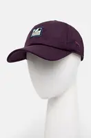 Kšiltovka Puma Classics Graphic Dad Cap fialová barva, s aplikací, 025490