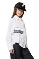 Dětská bavlněná košile Karl Lagerfeld